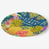 Ananas Pappteller (Schrägansicht)