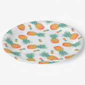 Ananas Pappteller (Schrägansicht)