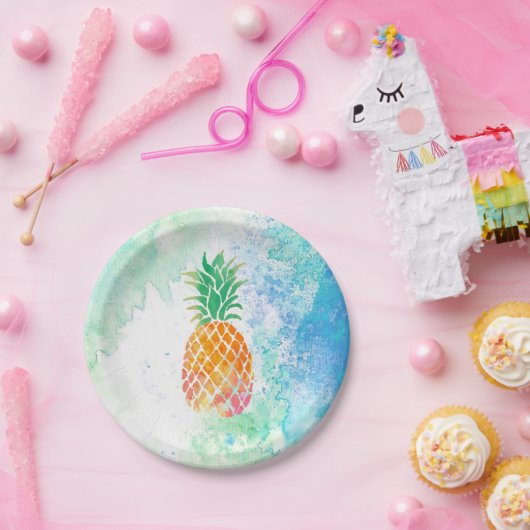 Ananas Pappteller (Party)