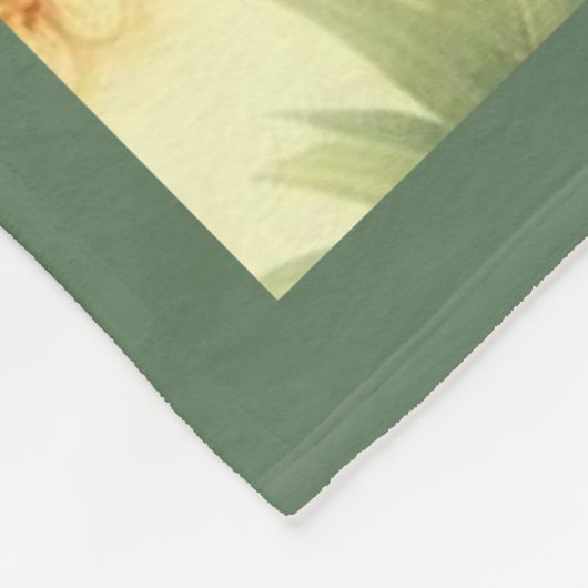 Ananas-Parade Fleecedecke (Ecke)