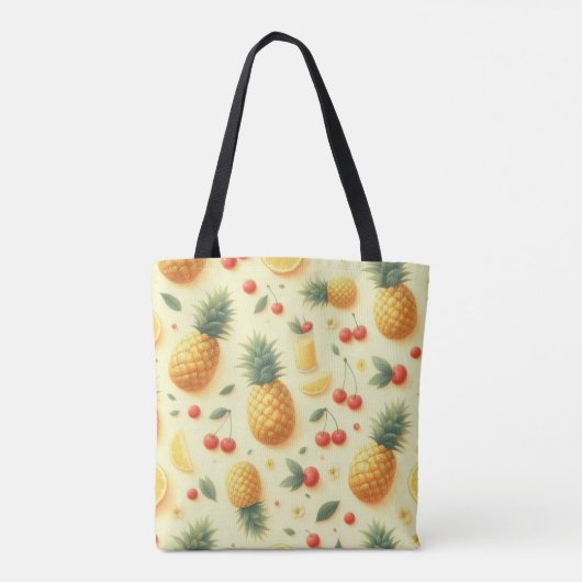 Ananas-Parade Tasche (Rückseite)