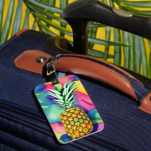 Ananas-Paradies Gepäckanhänger