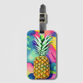 Ananas-Paradies Gepäckanhänger (Vorderseite Vertikal)