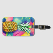 Ananas-Paradies Gepäckanhänger (Vorderseite (Horizontal))