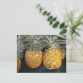 Ananas-Paradies Postkarte (Stehend Vorderseite)