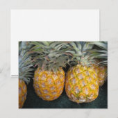 Ananas-Paradies Postkarte (Vorne/Hinten)