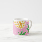 Ananas-Paradies: tropisches Muster Espressotasse (Vorderseite Rechts)