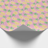 Ananas-Paradies: tropisches Muster Geschenkpapier (Ecke)