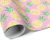 Ananas-Paradies: tropisches Muster Geschenkpapier (Rolleneckpunkt)