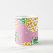 Ananas-Paradies: tropisches Muster Kaffeetasse (Mittel)