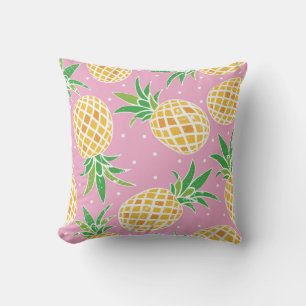 Ananas-Paradies: tropisches Muster Kissen