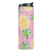 Ananas-Paradies: tropisches Muster Thermosbecher (Nach links gedreht)
