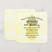 Ananas-Party Einladung (Vorne/Hinten)