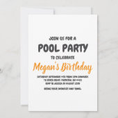 Ananas-Party Einladungen (Rückseite)