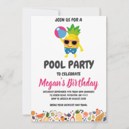 Ananas-Party Einladungen
