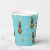 Ananas Party Personalisiert Paper Cups Pappbecher (Rechts)