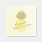 Ananas-Party Serviette (Vorderseite)