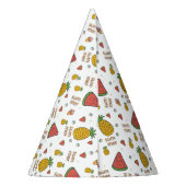 Ananas Partyhütchen (Rückseite)