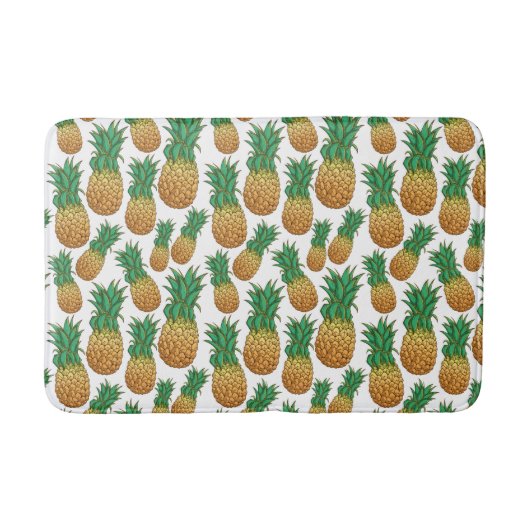 Ananas Pattern Badematten (Vorderseite)