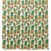 Ananas Pattern Duschvorhang (Vorderseite)