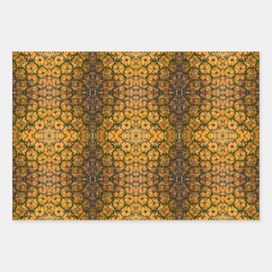 Ananas Peel Texture Geschenkpapier Set (Vorderseite 3)