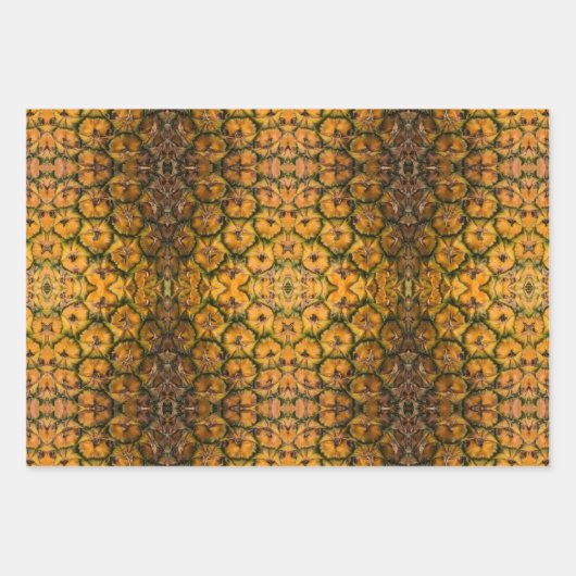 Ananas Peel Texture Geschenkpapier Set (Vorderseite)