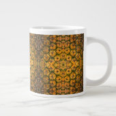 Ananas Peel Texture Jumbo-Tasse (Rechts)