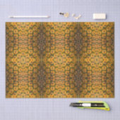 Ananas Peel Texture Seidenpapier (Handwerk)