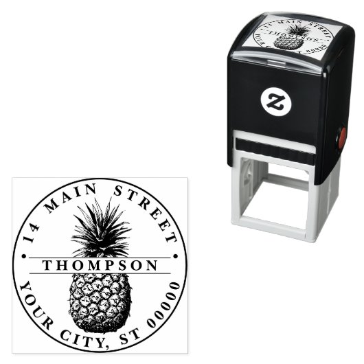 Ananas Permastempel (Beispiel)