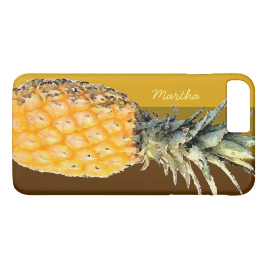 Ananas personalisiert Case-Mate iPhone hülle (Rückseite (Horizontal))