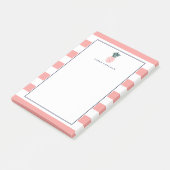 Ananas | Personalisiert gestrichen Post-it Klebezettel (angewinkelt)