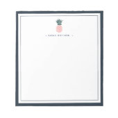 Ananas | PERSONALISIERT Notizblock (Vorderseite)