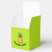 Ananas Personalisierte tropische Gefälligkeitsboxe Geschenkschachtel (Geöffnet)