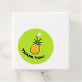 Ananas Personalisierte Tropische Gefälligkeitstags Geschenkanhänger (Beispiel)