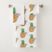 Ananas Pika nimmt einen Chomp Badhandtuch Set (Insitu)