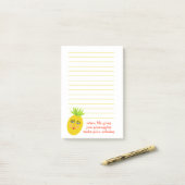 Ananas Piña Colada Grocero Post-it Klebezettel (Auf Schreibtisch)
