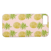 Ananas-Pink-Fall Case-Mate iPhone Hülle (Rückseite (Horizontal))