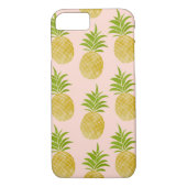 Ananas-Pink-Fall Case-Mate iPhone Hülle (Rückseite)