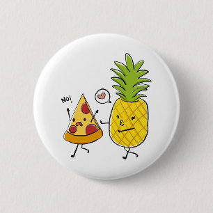 Ananas-Pizza Button