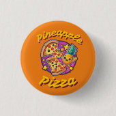 Ananas Pizza Button (Vorderseite)
