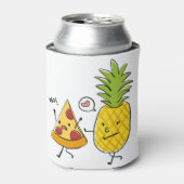 Ananas-Pizza Dosenkühler (Kanne Vorderseite)