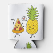 Ananas-Pizza Dosenkühler (Vorderseite)