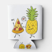 Ananas-Pizza Dosenkühler (Rückseite)