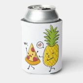 Ananas-Pizza Dosenkühler (Kanne Rückseite)