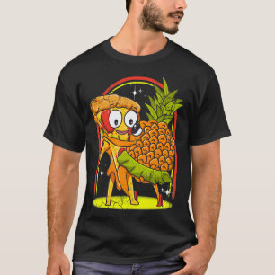 Ananas Pizza Food Hawaiian Italienischer Funny Spa T-Shirt