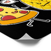 Ananas Pizza Hawaiian Pizza Ananas Pizza Poster (Ecke)