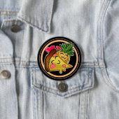 Ananas Pizza Liebe Button (Beispiel)