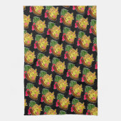 Ananas Pizza Liebe Geschirrtuch (Vertikal)