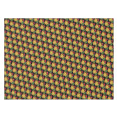 Ananas Pizza Liebe Tischdecke (Vorderseite (Horizontal))