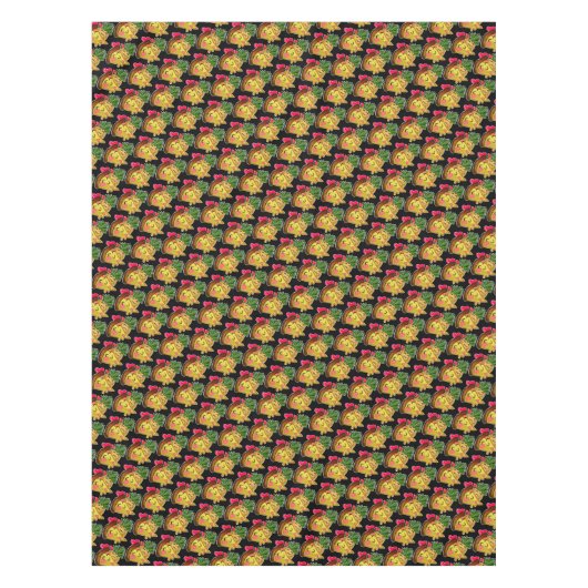 Ananas Pizza Liebe Tischdecke (Vorderseite)